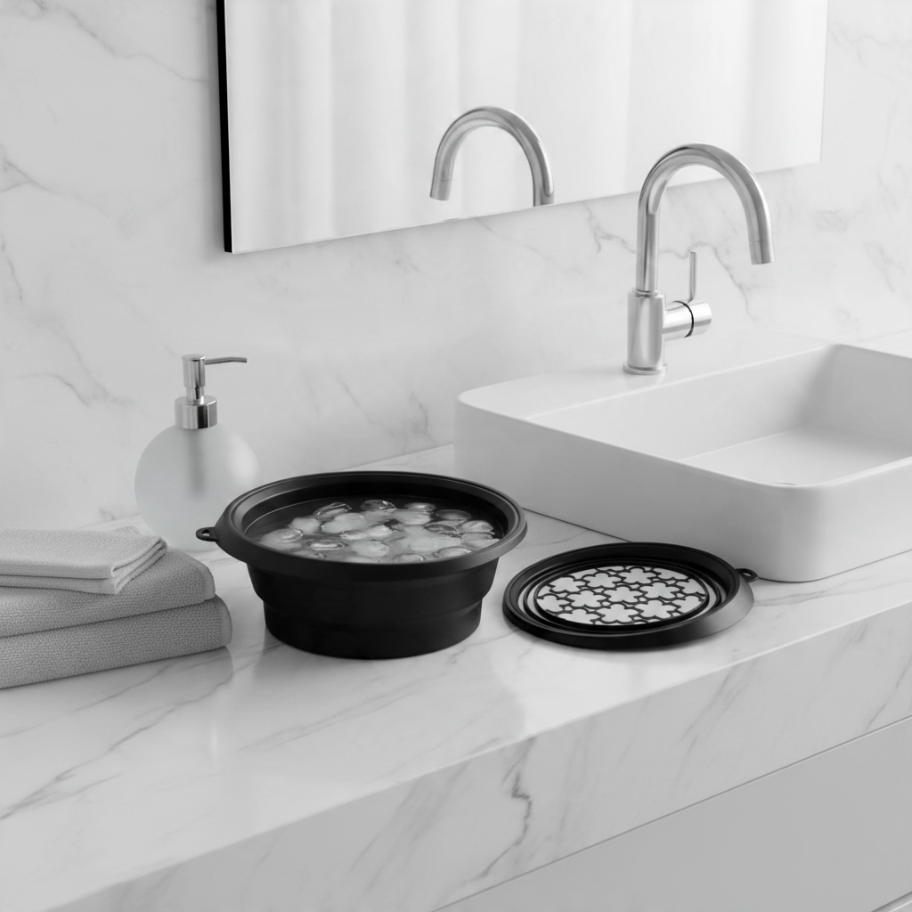 The verdespas™ Cryo-Plunge Foldable Facial Basin