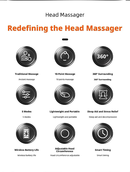 The verdespas™ Scalp Therapy Electric Massager