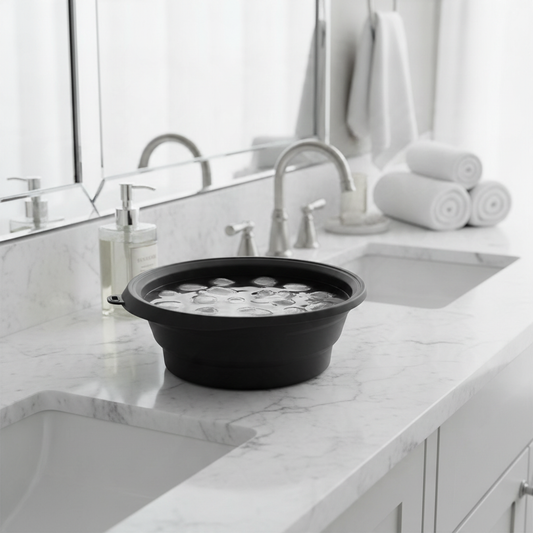 The verdespas™ Cryo-Plunge Foldable Facial Basin