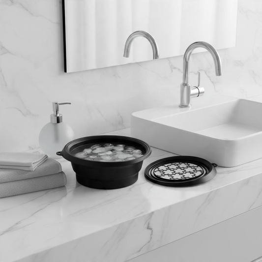 The verdespas™ Cryo-Plunge Foldable Facial Basin